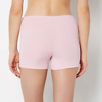 La Senza | Casual Sleep Ribbed Short With Picot Trim Polyester