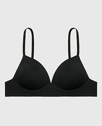 Lightly Lined Wireless Bra Tuxedo Black