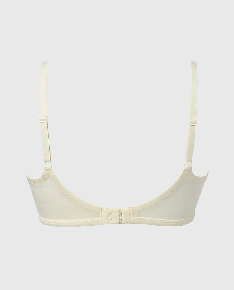 Modal Bralette with Beloved Lace Trim Lemon Icing
