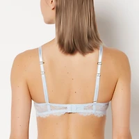 Soutien-gorge pigeonnant +2 tailles de bonnet en dentelle bleue Afterglow