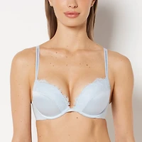 Push Up Plunge Bra With Afterglow Lace Details Skyway