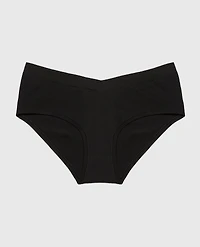 Hipster Wide Waist Cotton Panty Tuexdo Black
