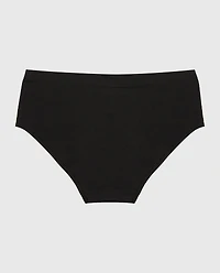 Hipster Wide Waist Cotton Panty Tuexdo Black
