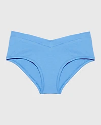 Hipster Wide Waist Cotton Panty Azure Blue