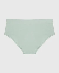 taille basse en coton à large bande de vert iceberg