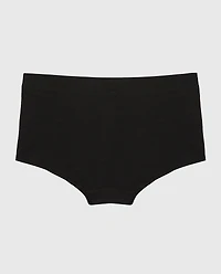 Boyshort Panty Wide Waist Tuexdo Black