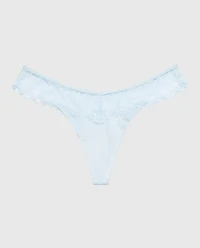 Diva Thong Panty With Afterglow Lace Skyway