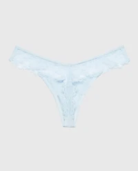 Diva Thong Panty With Afterglow Lace Skyway