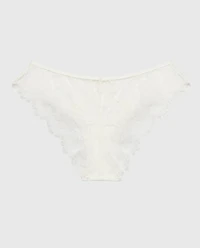 Diva Cheeky Panty With Afterglow Lace Ivory
