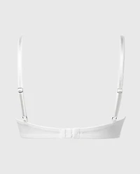 Designer Collection Unlined Demi Bra With Breezy Embroidery Ivory