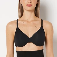 Full Coverage Unlined Bra Tuxedo Black