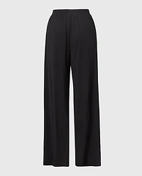 Casual Sleep Jersey Pants Tuxedo Black