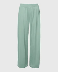 Casual Sleep Jersey Pants Iceberg Green