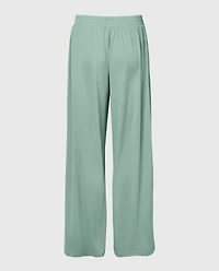 Casual Sleep Jersey Pants Iceberg Green