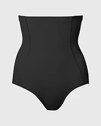 Sculpting High waist Brief Tuxedo Black