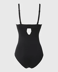 Combiné sculptant smoking noir