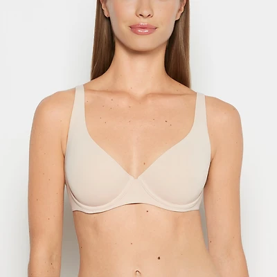 Unlined smooth perfect coverage bra Cameo Rose