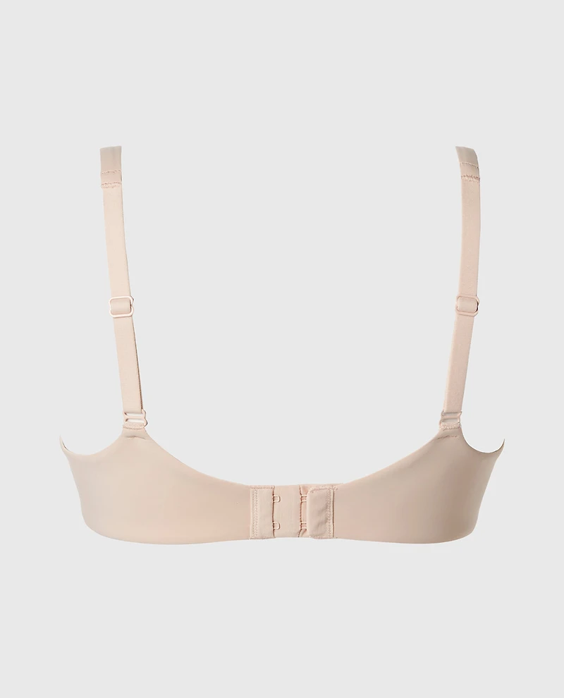 Unlined smooth perfect coverage bra Cameo Rose