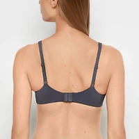 Unlined smooth perfect coverage bra Ebony