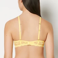 UP 2 Cup Push Bra With Lush Lace Pale Banana