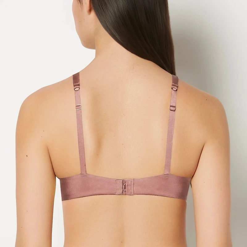 Soutien-gorge légèrement doublé couvrant en dentelle taupe