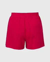 Casual Sleep Jersey Knit Short Passion Red