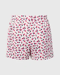 Casual Sleep Jersey Knit Short Breezy Mid Floral