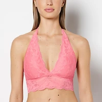 La Senza | Unlined Halter Bralette with Charmed Lace
