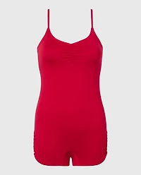 Combiné de nuit en jersey rouge passion