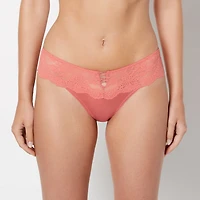 La Senza | Diva Thong Panty with Timeless Lace Up Detail