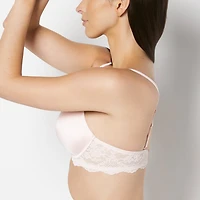 La Senza | Push Up Plunge Bra with Timeless Lace Wing Crystal Pink