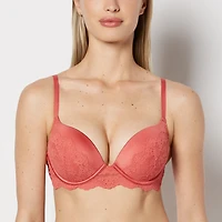 La Senza | Up 2 Cup Plunge Bra with Timeless Lace Detail