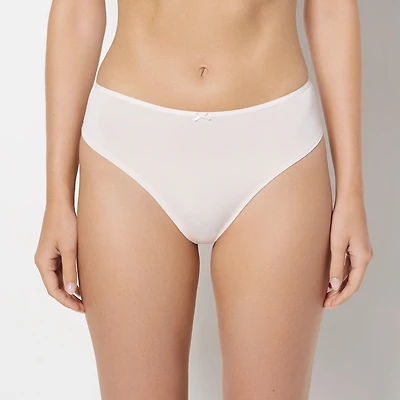 La Senza | Ultrasoft High Waist Thong Panty with Bow Detail Modal