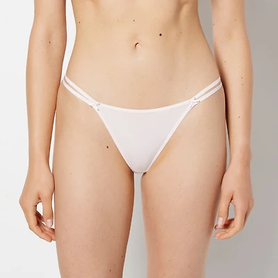 La Senza | Ultrasoft String Side Thong Panty with Bow Detail Modal