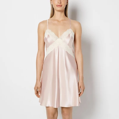 La Senza | Satin Slip with Timeless Lace Trim