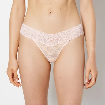 La Senza | Thong Panty in Ultra Lace in Tropical Peach | Lace | Tropical Peach | M