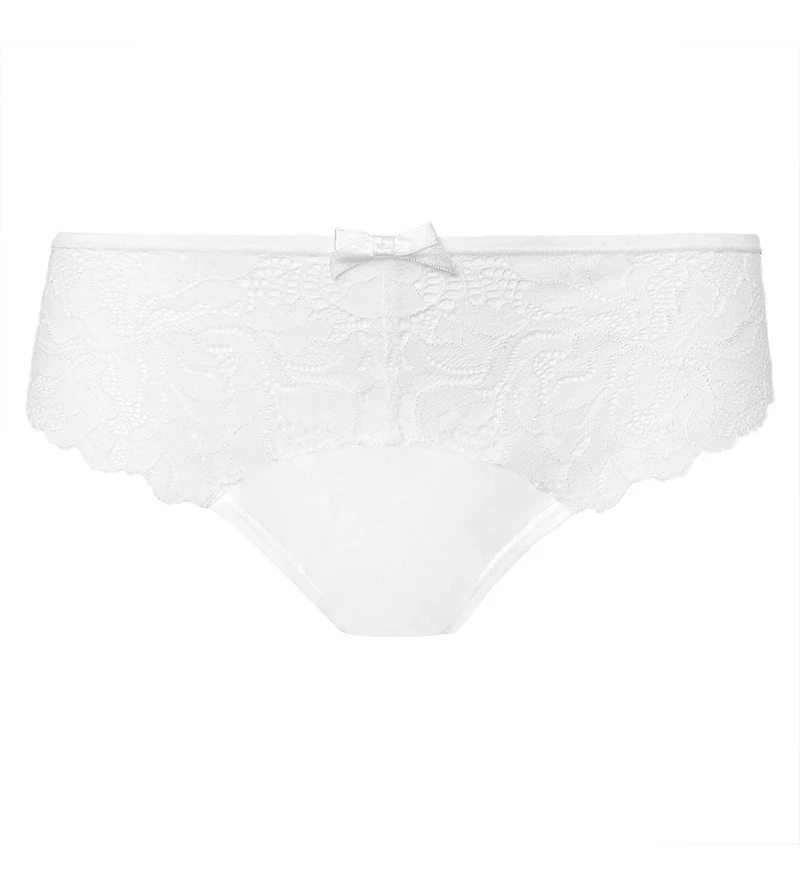 Generous Essential Microfiber and Lace Briefs White