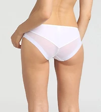 La Senza | Generous Microfiber and Tulle Briefs White