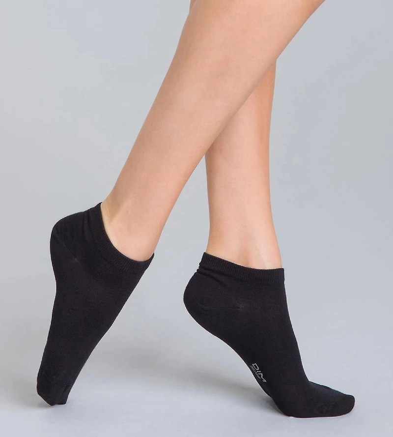 Cotton Low-Cut Socks Tuxedo Black