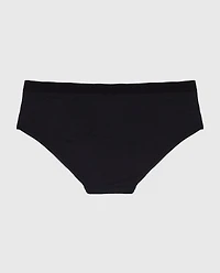 Hipster Panty with Vanishing Trim Tuxedo Black