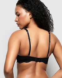 Lightly Lined Full Coverage Bra Black