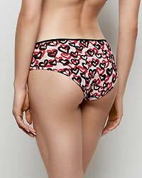 Cotton Hipster Panty in Graffiti Hearts