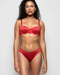 Cheeky Panty with Lace Back Cosmo Red