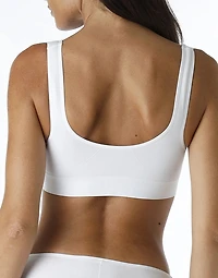 Active Comfort low-impact yoga bralette White