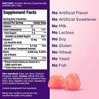 Nature's Bounty, Hair Skin & Nail Gummies, 2,500 mcg of Biotin Per Serving, 80 Strawberry Flavored Gummies