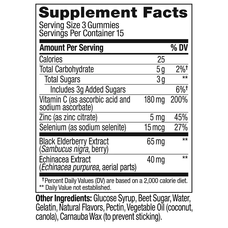 OLLY Active Immunity + Elderberry Berry Brave Gummies