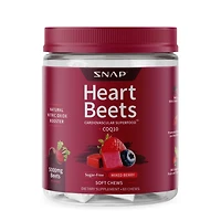 Snap Heart Beets Chews Mixed Berry 60ct