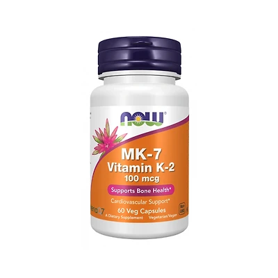 NOW MK-7 Vitamin K-2 100mcg 60ct Capsules