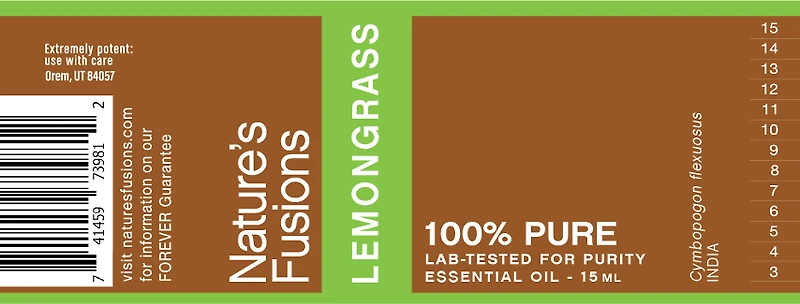 Lemongrass Essential Oil, 15 mL