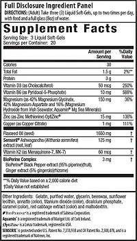 Triple-Source Magnesium + Ashwagandha